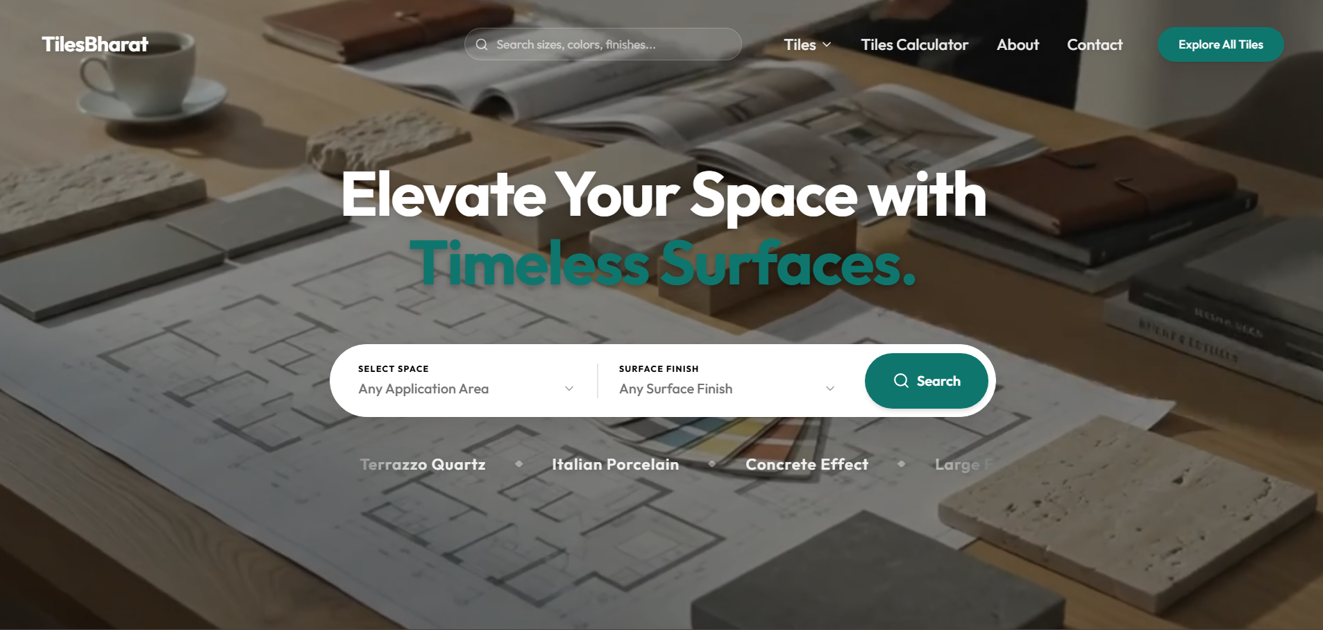 Tiles Bharat - Web & Development Portfolio Project